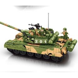 LE YI 66015 XE TĂNG CHIẾN ĐẤU CHỦ LỰC T80U bộ đồ chơi xếp lắp ráp ghép mô hình Military Army T-80U DEFENCE FOR PEACE Quân Sự Bộ Đội 1356 khối