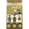 Kazi KY82062 82062 XE TĂNG PANZER III CỦA ĐỨC bộ đồ chơi xếp lắp ráp ghép mô hình Military Army NO.3 GERMAN TANK Quân Sự Bộ Đội 1543 khối