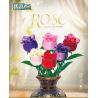 ZHEGAO 957005 HOA HỒNG bộ đồ chơi xếp lắp ráp ghép mô hình Creator Sáng Tạo