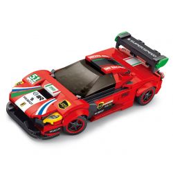 ACHKO 70051 XE ĐIỀU KHIỂN TỪ XA MÀU ĐỎ tỷ lệ 1:20 bộ đồ chơi xếp lắp ráp ghép mô hình Racers Đua Tốc Độ 279 khối