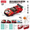 ACHKO 70051 XE ĐIỀU KHIỂN TỪ XA MÀU ĐỎ tỷ lệ 1:20 bộ đồ chơi xếp lắp ráp ghép mô hình Racers Đua Tốc Độ 279 khối