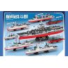 SEMBO 208125 MỘT QUỐC GIA HÙNG MẠNH NHÓM TÁC CHIẾN TÀU SÂN BAY PHÚC KIẾN tỷ lệ 1:650 bộ đồ chơi xếp lắp ráp ghép mô hình 3844 khối