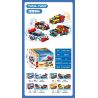 SEMBO 714324 714325 714326 714327 ĐỘI TÀU MÁT MẺ 4 MẪU bộ đồ chơi xếp lắp ráp ghép mô hình Racers Đua Tốc Độ 936 khối