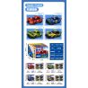 SEMBO 714332 THẾ GIỚI XE NỔI TIẾNG 714332 bộ đồ chơi xếp lắp ráp ghép mô hình Speed Champions Racing Cars Đua Xe Công Thức 200 khối