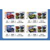 SEMBO 714333 THẾ GIỚI XE NỔI TIẾNG 714333 bộ đồ chơi xếp lắp ráp ghép mô hình Speed Champions Racing Cars Đua Xe Công Thức 201 khối