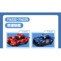 SEMBO 714333 THẾ GIỚI XE NỔI TIẾNG 714333 bộ đồ chơi xếp lắp ráp ghép mô hình Speed Champions Racing Cars Đua Xe Công Thức 201 khối