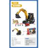 SEMBO 712057 SANY HEAVY INDUSTRY MÁY XÚC BÁNH LỐP bộ đồ chơi xếp lắp ráp ghép mô hình City Thành Phố 496 khối