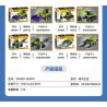 SEMBO 104000 104001 104002 104003 104004 104005 104006 104007 CUỘC SỐNG THÀNH PHỐ NGƯỜI GIỮ ÁNH SÁNG 8IN1 bộ đồ chơi xếp lắp ráp ghép mô hình 769 khối