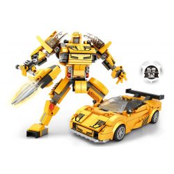 WOMA C3006 3006 MÁY BIẾN HÌNH HOÀNG BÁO bộ đồ chơi xếp lắp ráp ghép mô hình Racers Đua Tốc Độ 348 khối