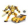 WOMA C3006 3006 MÁY BIẾN HÌNH HOÀNG BÁO bộ đồ chơi xếp lắp ráp ghép mô hình Racers Đua Tốc Độ 348 khối