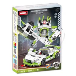 WOMA C3007 3007 CƠ KHÍ RUSH VIPER bộ đồ chơi xếp lắp ráp ghép mô hình Racers Đua Tốc Độ 350 khối