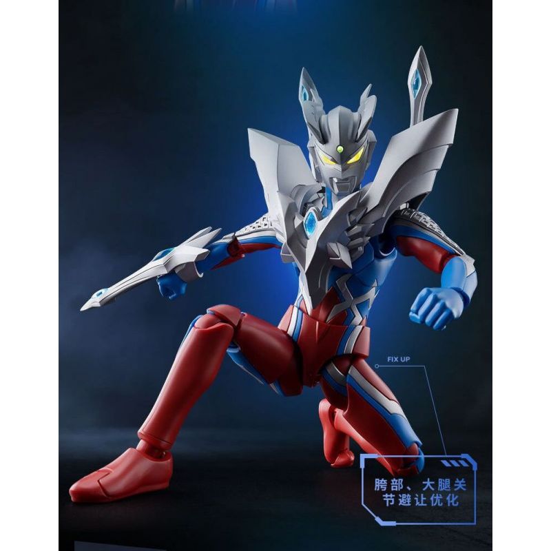 BLOKEES 73703 PHIÊN BẢN HUYỀN THOẠI ULTRAMAN ZERO bộ đồ chơi xếp lắp ráp ghép mô hình Movie & Game Phim Và Trò Chơi