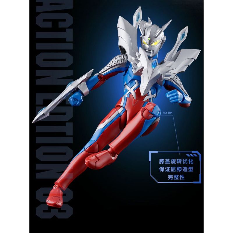 BLOKEES 73703 PHIÊN BẢN HUYỀN THOẠI ULTRAMAN ZERO bộ đồ chơi xếp lắp ráp ghép mô hình Movie & Game Phim Và Trò Chơi