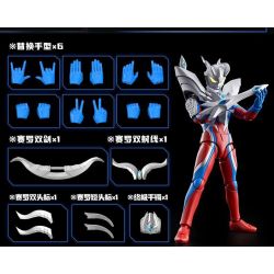 BLOKEES 73703 PHIÊN BẢN HUYỀN THOẠI ULTRAMAN ZERO bộ đồ chơi xếp lắp ráp ghép mô hình Movie & Game Phim Và Trò Chơi