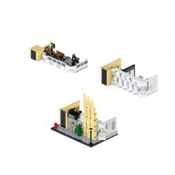 MorkModel 20118 Mork Model 20118 TÒA NHÀ VĂN PHÒNG THÀNH PHỐ bộ đồ chơi xếp lắp ráp ghép mô hình Creator CITIES OFFICE Sáng Tạo 1499 khối