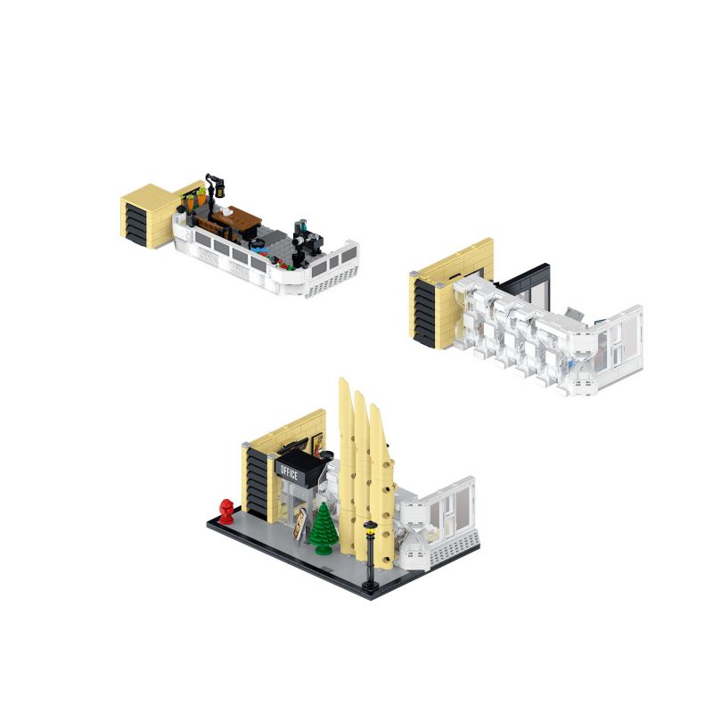 MorkModel 20118 Mork Model 20118 TÒA NHÀ VĂN PHÒNG THÀNH PHỐ bộ đồ chơi xếp lắp ráp ghép mô hình Creator CITIES OFFICE Sáng Tạo 1499 khối