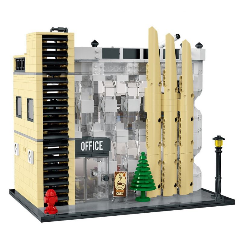 MorkModel 20118 Mork Model 20118 TÒA NHÀ VĂN PHÒNG THÀNH PHỐ bộ đồ chơi xếp lắp ráp ghép mô hình Creator CITIES OFFICE Sáng Tạo 1499 khối