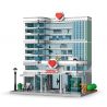 MorkModel 20121 Mork Model 20121 BỆNH VIỆN THÀNH PHỐ bộ đồ chơi xếp lắp ráp ghép mô hình Creator CITIES HOSPITAL Sáng Tạo 1350 khối