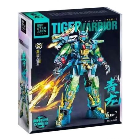 STAR AMOUNT 61001 MECHA QUÁI VẬT THẦN THOẠI CHIẾN BINH QINGLONG bộ đồ chơi xếp lắp ráp ghép mô hình TIGER WARRIOR 504 khối