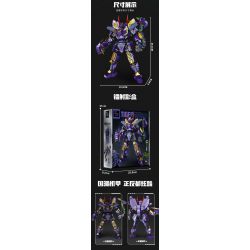 STAR AMOUNT 61004 HUYỀN VŨ CHIẾN BINH QUÁI VẬT THẦN THOẠI MECHA bộ đồ chơi xếp lắp ráp ghép mô hình TIGER WARRIOR 538 khối