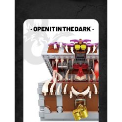 SMALL ANGLE JD027 BẮT CHƯỚC bộ đồ chơi xếp lắp ráp ghép mô hình CHEST MONSTER 560 khối