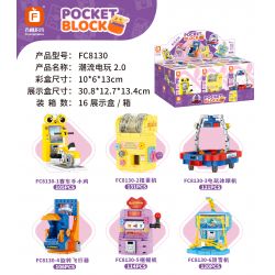 FORANGE FC8130 8130 JMBRICKLAYER 20127 TRÒ CHƠI ĐIỆN TỬ THỜI THƯỢNG 2.0 6 MÔ HÌNH bộ đồ chơi xếp lắp ráp ghép mô hình 697 khối