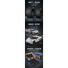 CADA DOUBLEE D013-001 013-001 BỘ LỐP GOODYEAR 1:8 tỷ lệ 1:8 bộ đồ chơi xếp lắp ráp ghép mô hình Technic Kỹ Thuật Công Nghệ Cao Mô Hình Phương Tiện 4 khối