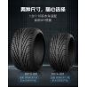 CADA DOUBLEE D013-001 013-001 BỘ LỐP GOODYEAR 1:8 tỷ lệ 1:8 bộ đồ chơi xếp lắp ráp ghép mô hình Technic Kỹ Thuật Công Nghệ Cao Mô Hình Phương Tiện 4 khối