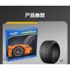 CADA DOUBLEE D014-001 014-001 BỘ LỐP GOODYEAR 1:10 tỷ lệ 1:10 bộ đồ chơi xếp lắp ráp ghép mô hình Technic Kỹ Thuật Công Nghệ Cao Mô Hình Phương Tiện 4 khối