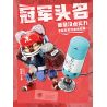 IBLOCK IB1001-1 1001-1 BOXER-RAT bộ đồ chơi xếp lắp ráp ghép mô hình ZODIAC SIGNS CHAMPION BOXING RAT