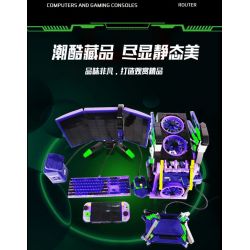 WANGAO 288022 NHÓM THỂ THAO ĐIỆN TỬ SỐ 1 CỦA EVA DÀNH CHO GIA ĐÌNH bộ đồ chơi xếp lắp ráp ghép mô hình