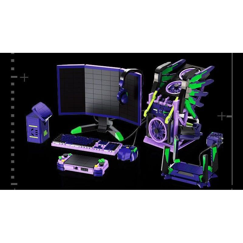 WANGAO 288022 NHÓM THỂ THAO ĐIỆN TỬ SỐ 1 CỦA EVA DÀNH CHO GIA ĐÌNH bộ đồ chơi xếp lắp ráp ghép mô hình