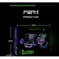 WANGAO 288022 NHÓM THỂ THAO ĐIỆN TỬ SỐ 1 CỦA EVA DÀNH CHO GIA ĐÌNH bộ đồ chơi xếp lắp ráp ghép mô hình