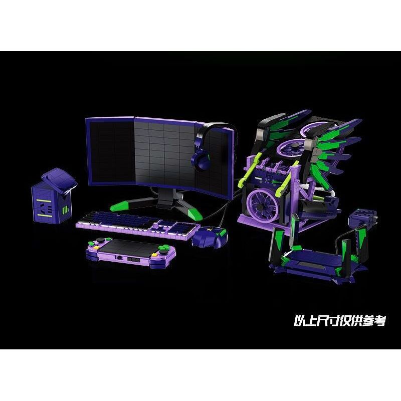 WANGAO 288022 NHÓM THỂ THAO ĐIỆN TỬ SỐ 1 CỦA EVA DÀNH CHO GIA ĐÌNH bộ đồ chơi xếp lắp ráp ghép mô hình