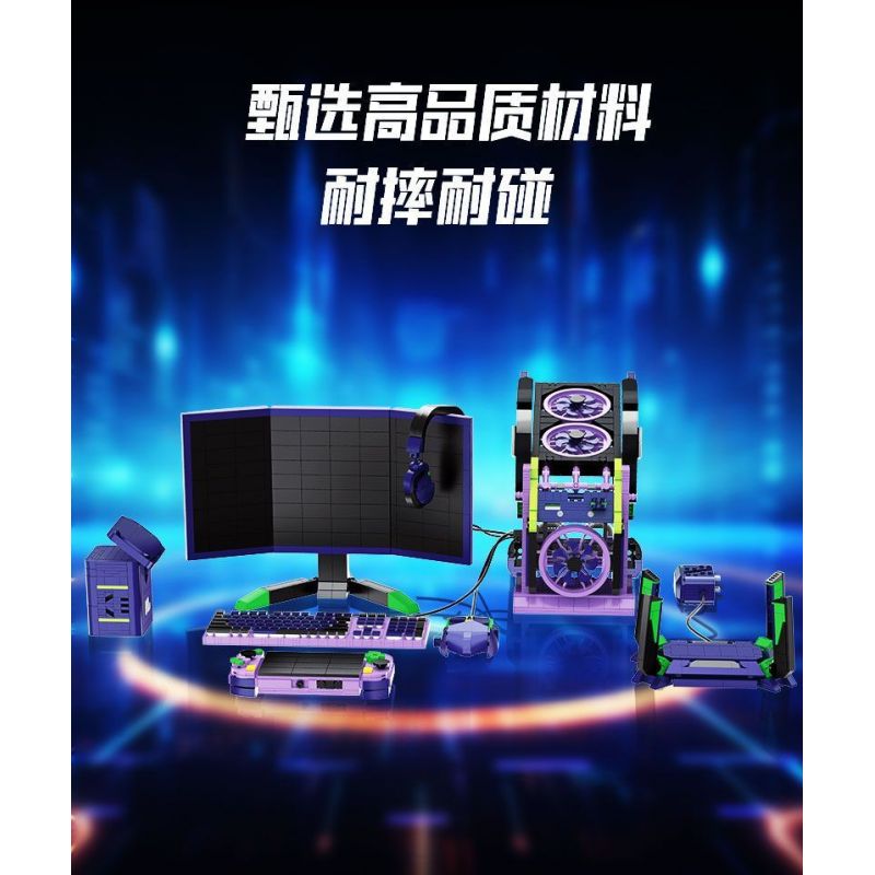 WANGAO 288022 NHÓM THỂ THAO ĐIỆN TỬ SỐ 1 CỦA EVA DÀNH CHO GIA ĐÌNH bộ đồ chơi xếp lắp ráp ghép mô hình