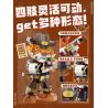 IBLOCK IB1001-3 1001-3 HỘ TỐNG PHƯƠNG TÂY-YINHU bộ đồ chơi xếp lắp ráp ghép mô hình ZODIAC SIGNS SHOOTER TIGER
