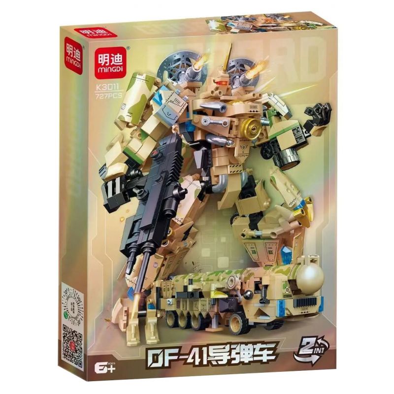 MINGDI LEIBAO K3011 3011 non Lego XE TÊN LỬA DF-41 bộ đồ chơi xếp lắp ráp ghép mô hình Military Army Quân Sự Bộ Đội 727 khối