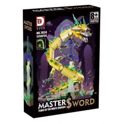 DK 7034 MASTER SWORD NƯỚC MẮT RỒNG TRẮNG bộ đồ chơi xếp lắp ráp ghép mô hình Movie & Game Phim Và Trò Chơi 1298 khối