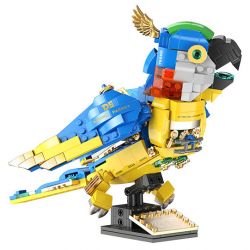 TAKUGI T4006 4006 HƠI NƯỚC DA VINCI MACAW bộ đồ chơi xếp lắp ráp ghép mô hình STEAM DAVINCI MACAW