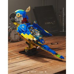 TAKUGI T4006 4006 HƠI NƯỚC DA VINCI MACAW bộ đồ chơi xếp lắp ráp ghép mô hình STEAM DAVINCI MACAW