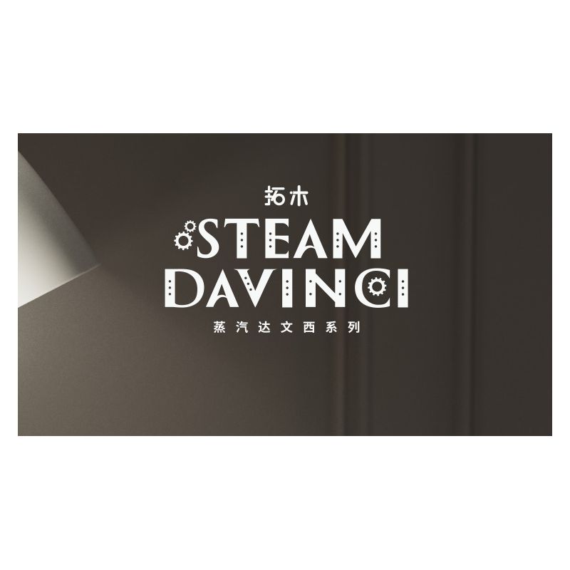 TAKUGI T4006 4006 HƠI NƯỚC DA VINCI MACAW bộ đồ chơi xếp lắp ráp ghép mô hình STEAM DAVINCI MACAW