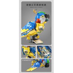 TAKUGI T4006 4006 HƠI NƯỚC DA VINCI MACAW bộ đồ chơi xếp lắp ráp ghép mô hình STEAM DAVINCI MACAW
