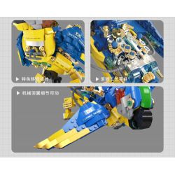 TAKUGI T4006 4006 HƠI NƯỚC DA VINCI MACAW bộ đồ chơi xếp lắp ráp ghép mô hình STEAM DAVINCI MACAW