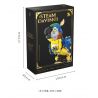 TAKUGI T4006 4006 HƠI NƯỚC DA VINCI MACAW bộ đồ chơi xếp lắp ráp ghép mô hình STEAM DAVINCI MACAW