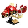 TAKUGI T7004 7004 HƠI NƯỚC DA VINCI CÁ VÀNG LỬA ĐỎ bộ đồ chơi xếp lắp ráp ghép mô hình STEAM DAVINCI RED RYUKIN GOLDFISH