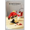 TAKUGI T7004 7004 HƠI NƯỚC DA VINCI CÁ VÀNG LỬA ĐỎ bộ đồ chơi xếp lắp ráp ghép mô hình STEAM DAVINCI RED RYUKIN GOLDFISH