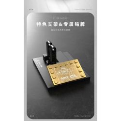 TAKUGI T7004 7004 HƠI NƯỚC DA VINCI CÁ VÀNG LỬA ĐỎ bộ đồ chơi xếp lắp ráp ghép mô hình STEAM DAVINCI RED RYUKIN GOLDFISH