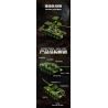PanlosBrick 632022 Panlos Brick 632022 PHÁO CHỐNG TĂNG SU-100 bộ đồ chơi xếp lắp ráp ghép mô hình Military Army Quân Sự Bộ Đội 1701 khối