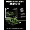 PanlosBrick 632022 Panlos Brick 632022 PHÁO CHỐNG TĂNG SU-100 bộ đồ chơi xếp lắp ráp ghép mô hình Military Army Quân Sự Bộ Đội 1701 khối