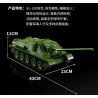 PanlosBrick 632022 Panlos Brick 632022 PHÁO CHỐNG TĂNG SU-100 bộ đồ chơi xếp lắp ráp ghép mô hình Military Army Quân Sự Bộ Đội 1701 khối